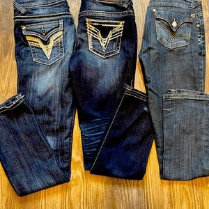 3 pair of Vigoss Jeans